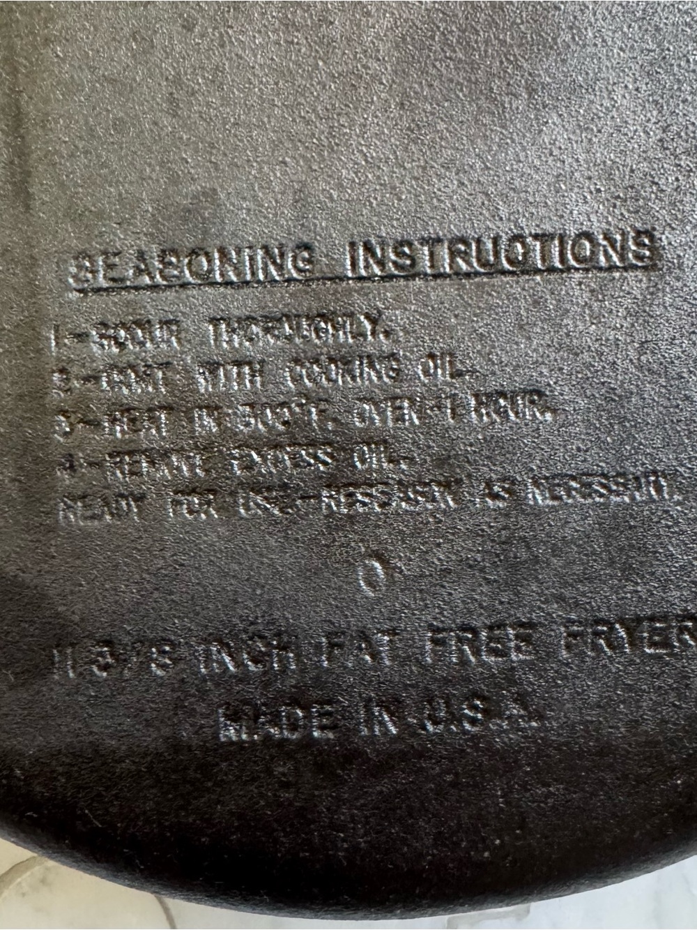 Wagner 1891 Original Cast Iron 11 3/8 Fat Free Fryer Skillet Grill Pan - Picture 4 of 6